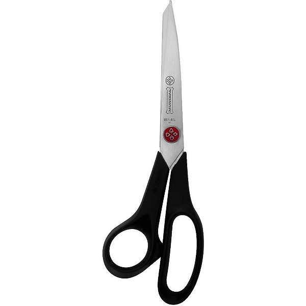 Tesoura multiuso ponto vermelho 19cm - mundial (unidade)