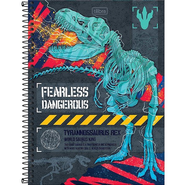 Caderno 01x1 capa dura raptor 80fls. - tilibra (pct.c/04)