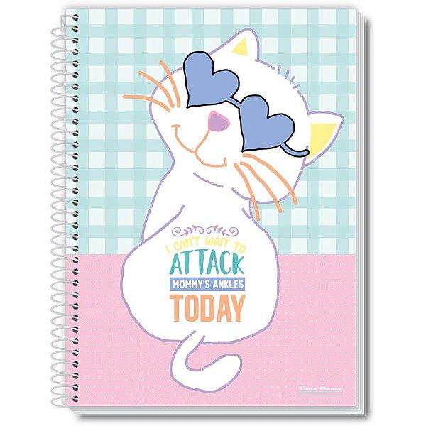 Caderno 01x1 capa dura uau 96fls. - pauta branca (pct.c/05)