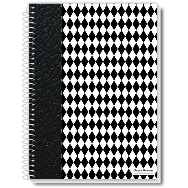Caderno 10x1 capa dura uau 200fls. - pauta branca (pct.c/03)