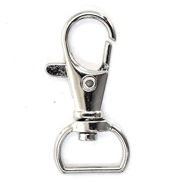 Artesanato mosquetao 39mm niquelado - kit (pct.c/10)