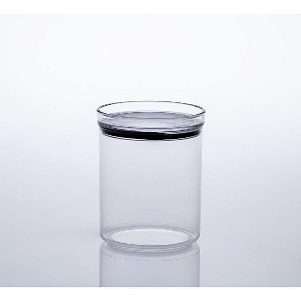 Pote acrilico hermetic 1000ml lumini redondo - paramount (unidade)