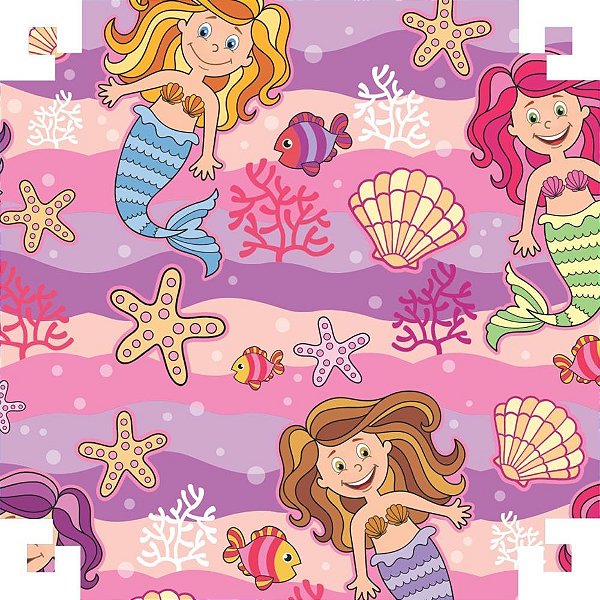 Papel presente bobina couche 60cm.mod.401 sereia - v.m.p. (bo-100mts)