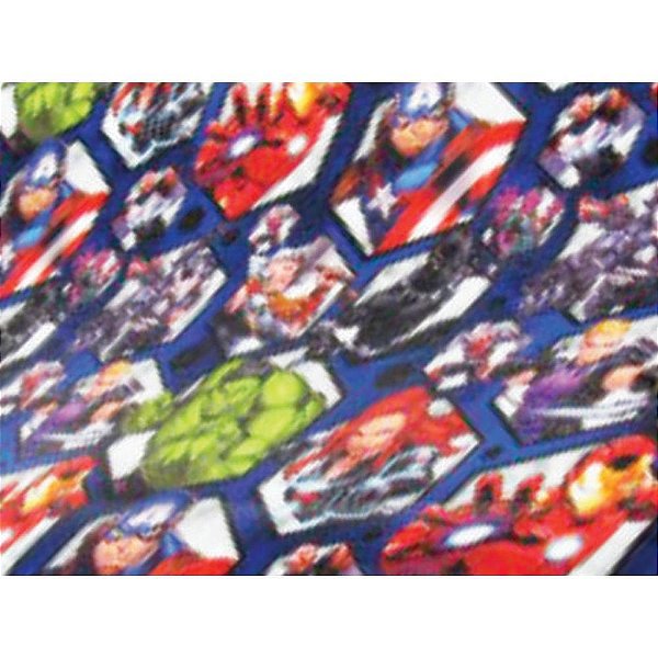 Plastico adesivo 45cmx10m avengers - v.m.p. (rolo)