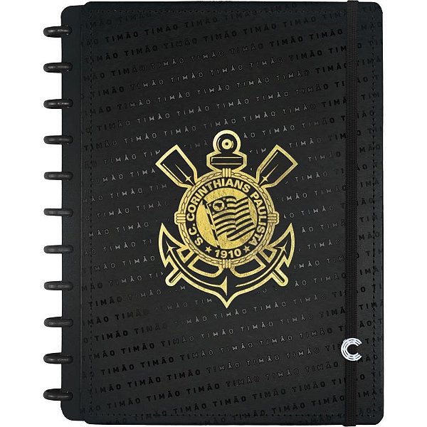 Caderno inteligente grande corinthians fiel 80fls - caderno inteligente (unidade)