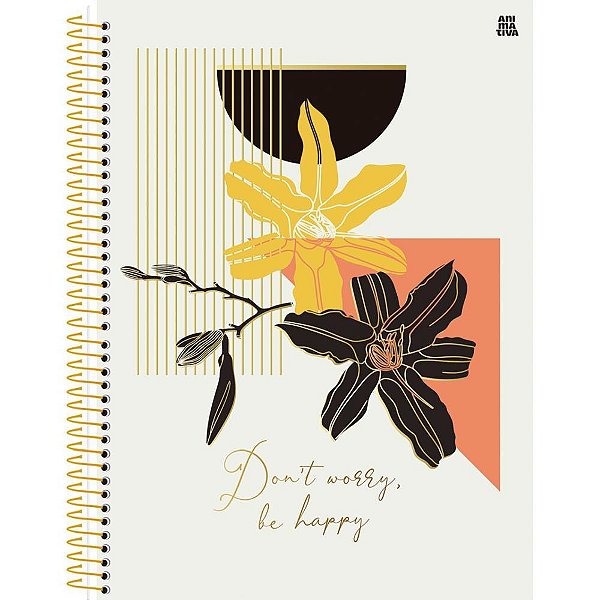 Caderno 10x1 capa dura mulher 160f - animativa (pct.c/04)