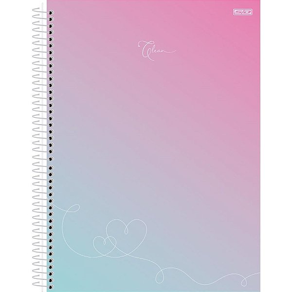 Caderno 15x1 capa dura clean 240f - animativa (pct.c/02)