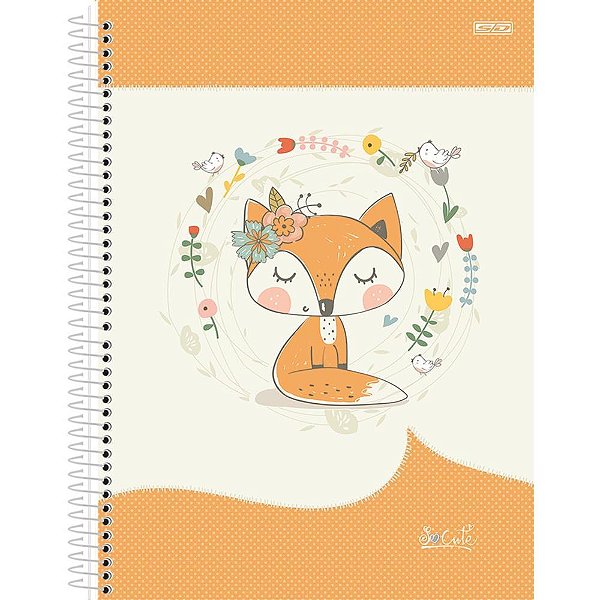 Caderno 01x1 capa dura so cute 80f - animativa (pct.c/04)