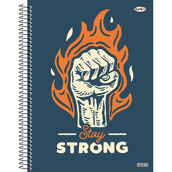 Caderno 20x1 capa dura bom d+ masculino 320f - animativa (pct.c/02)