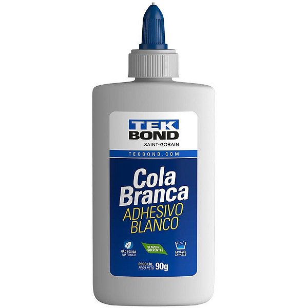 Cola escolar branca 90g. - tekbond (cx.c/12)