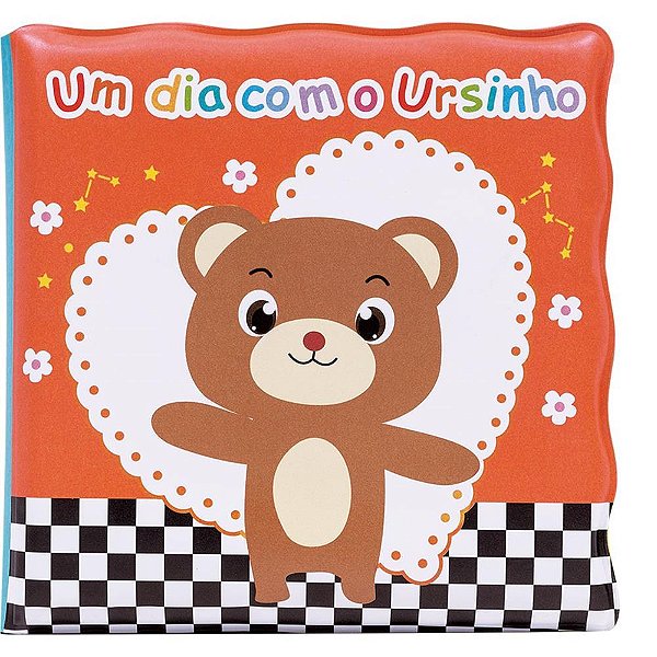 Livro para banho um dia com ursinho 6pgs - buba (unidade)