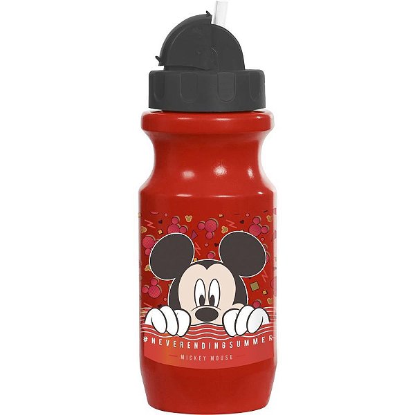 Garrafa plastica mickey baby retratil 580ml - dermiwil (unidade)
