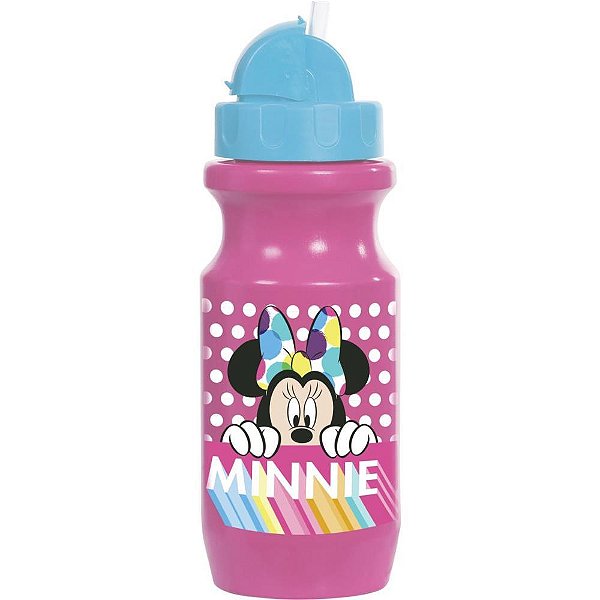 Garrafa plastica minnie baby retratil 580ml - dermiwil (unidade)
