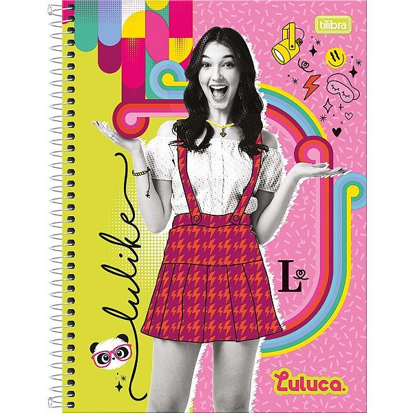 Caderno 01x1 capa dura luluca 80fls connect - tilibra (pct.c/04)