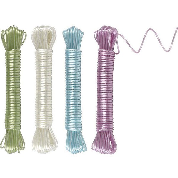 Varal corda poliester/pvc 15m (s) - mor (unidade)