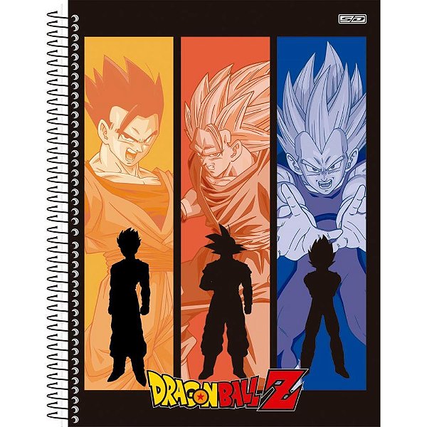 Caderno 01x1 capa dura dragon ball z 80f - animativa (pct.c/04)