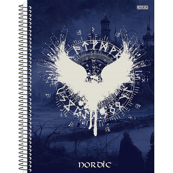 Caderno 10x1 capa dura nordic 160f - animativa (pct.c/04)