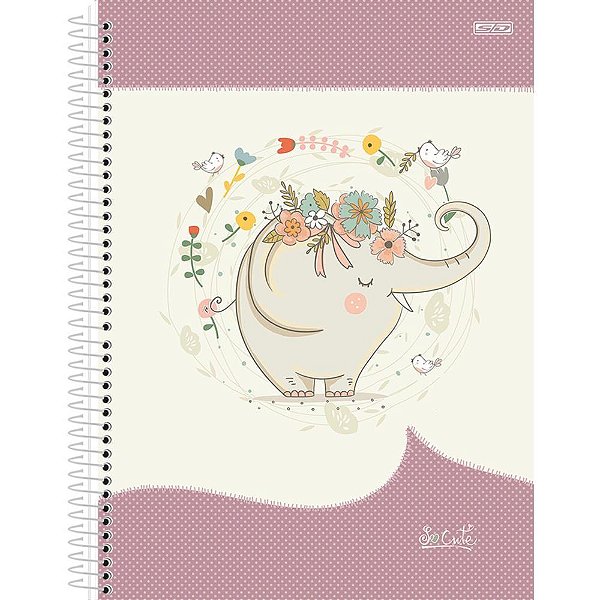 Caderno 10x1 capa dura so cute 160f - animativa (pct.c/04)