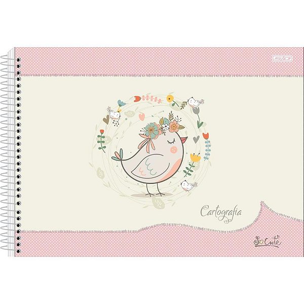 Caderno desenho univ capa dura so cute 60f - animativa (pct.c/05)