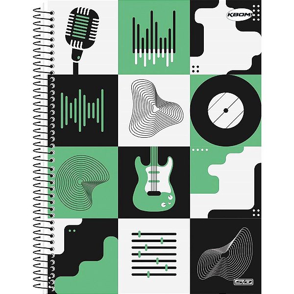 Caderno 15x1 capa dura kbom masculino 300f - animativa (pct.c/02)