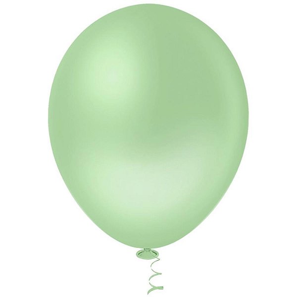 Balao 9 liso verde eucalipto gran festa - riberball (pct.c/50)