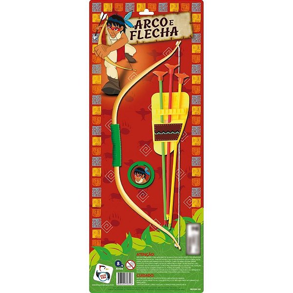 Lancador arco e flecha - pica pau (unidade)