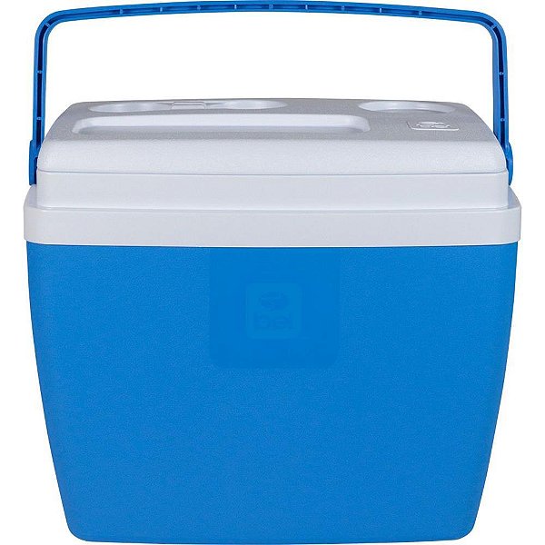 Caixa termica 36l c/alca azul - bel (unidade)
