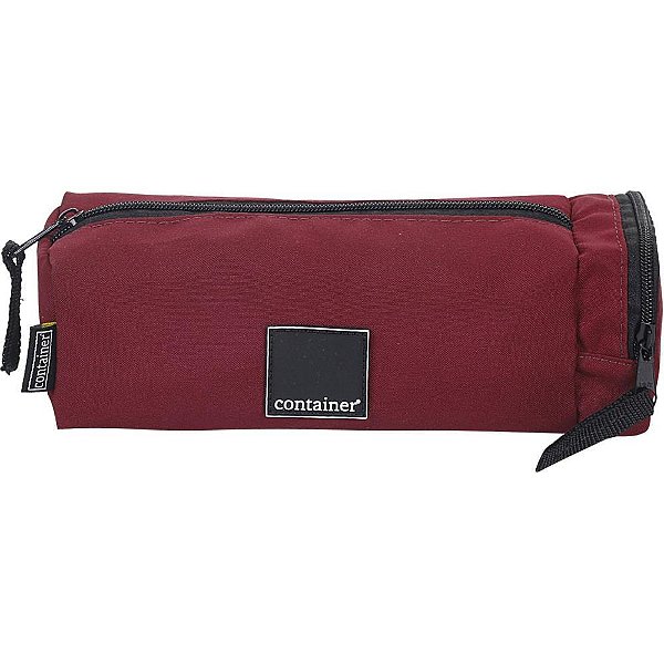 Estojo simples tecido container colors vinho - dermiwil (unidade)