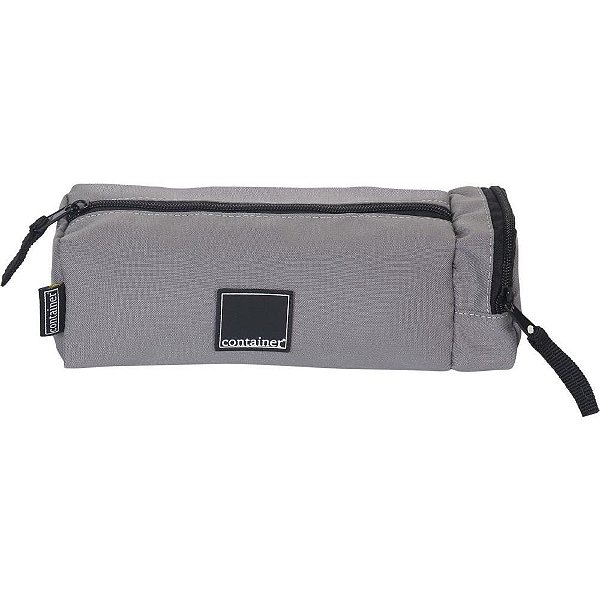 Estojo simples tecido container colors cinza - dermiwil (unidade)