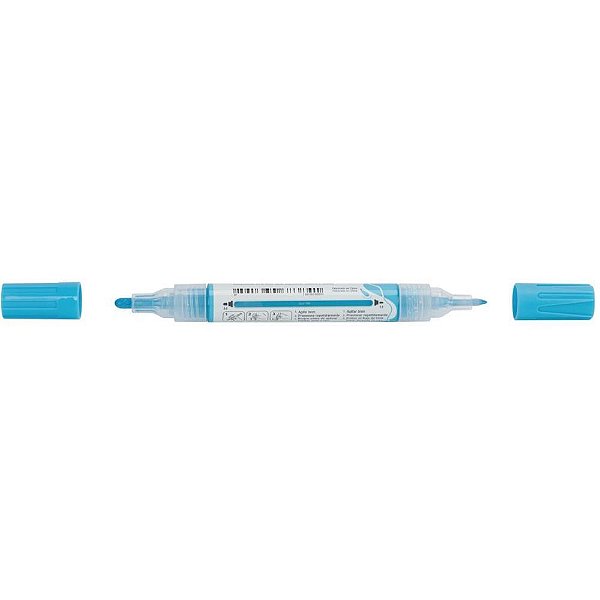 Pincel marcador artesanato multimark s/p azul com 6 - faber-castell (estojo)