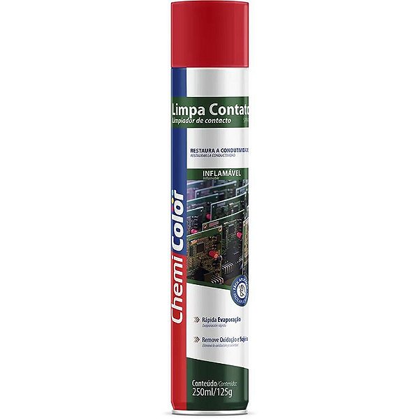 Aerossol multiuso chemicolor limpa contato 250ml - baston (unidade)