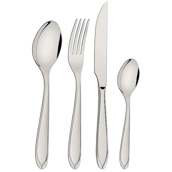 Talher faqueiro laguna inox 16pcs - tramontina (unidade)