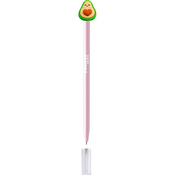Caneta esferografica fann pen 1.0mm abacate - newpen (cx.c/12)