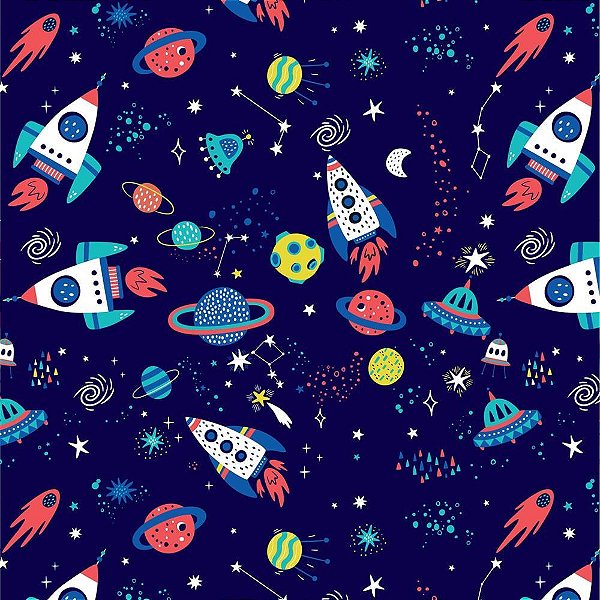 Papel presente bobina couche 60cm. mod.123 foguetes - gessele (bo-100mts)