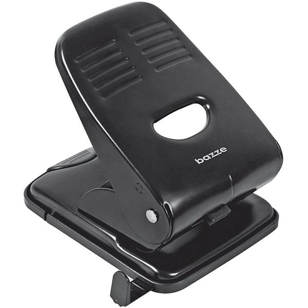 Perfurador de papel bazze b6240 p/40f 2furos preto - summit (unidade)