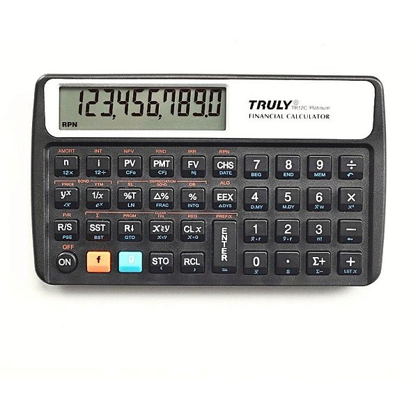 Calculadora financeira tr12c platinum rpn 10 dig. - procalc (unidade)