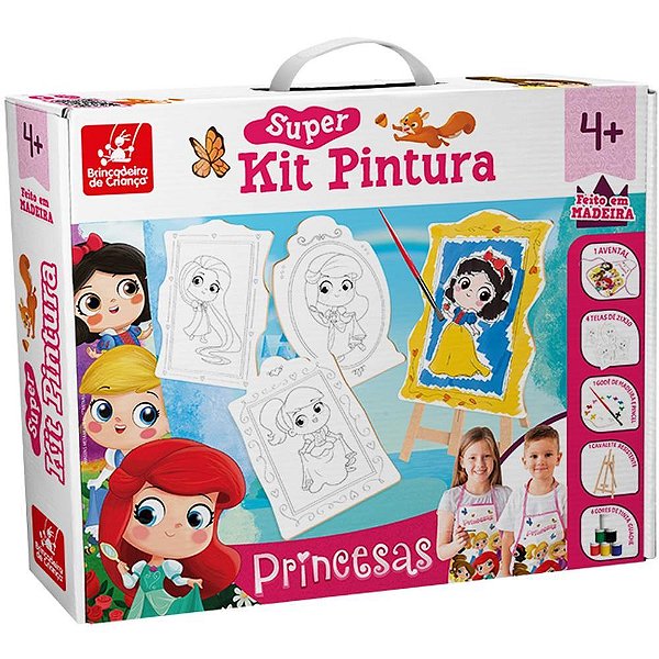 Brinquedo para colorir princesa super kit - brinc. de crianca (unidade)
