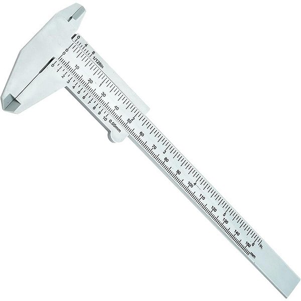 Produto para desenho paquimetro plastico 6pol.150mm - fertak (unidade)