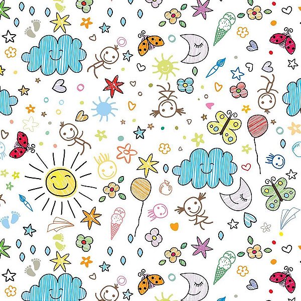 Papel presente bobina couche 60cm. mod.154 riscos e rabisco - gessele (bo-100mts)