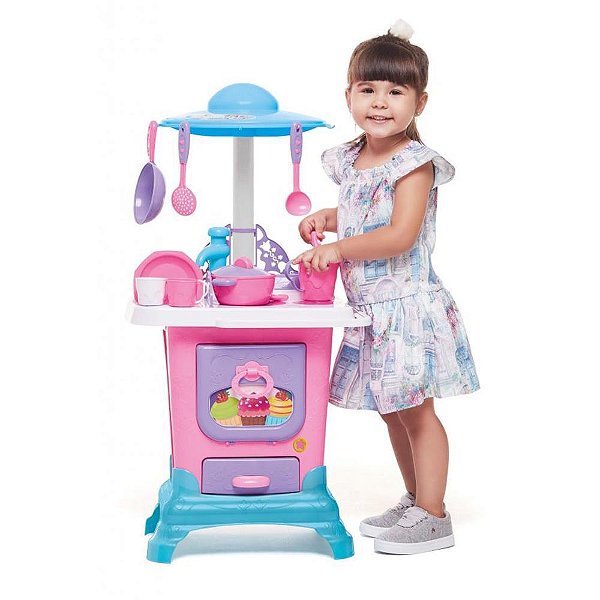 Brincando de casinha cozinha do castelo completa - tateti (unidade)