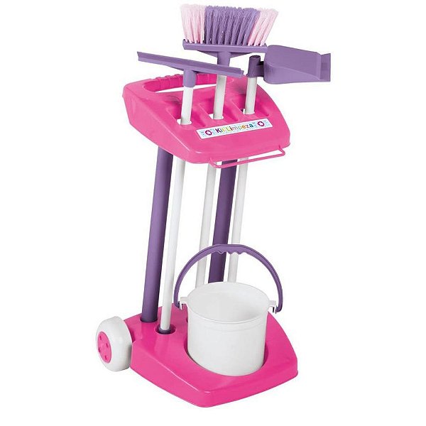 Brincando de casinha kit limpeza completo - tateti (unidade)
