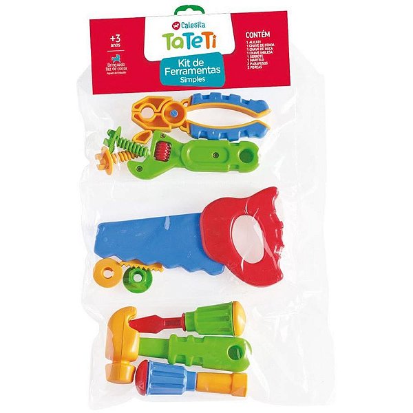 Brincando de profissoes kit ferramenta - tateti (unidade)