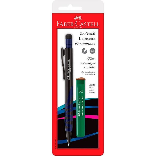 Lapiseira 0.5mm z-pencil mix (s) - faber-castell (bl.c/01)