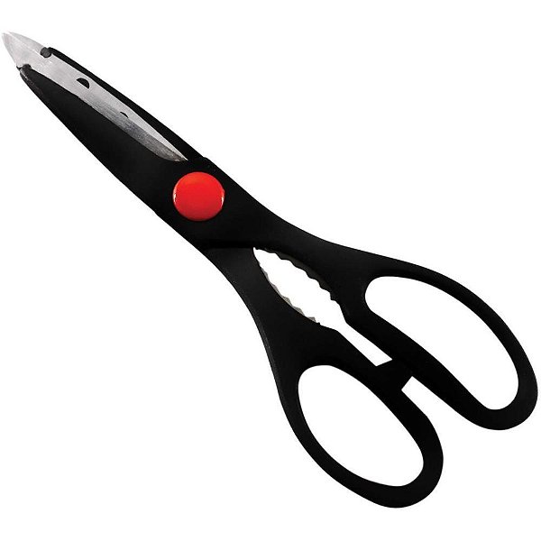 Tesoura multiuso 21cm. preta - yangzi (unidade)