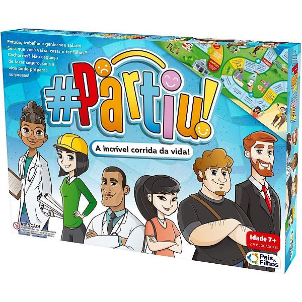Jogo de tabuleiro partiu incrivel corrida - pais e filhos (unidade)