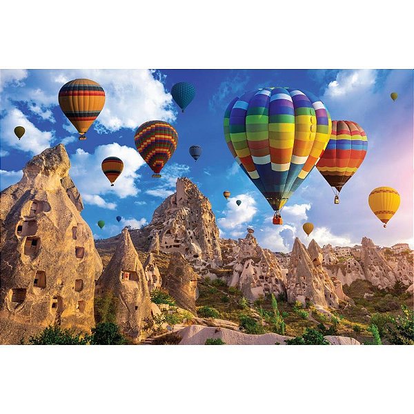 Quebra-cabeca cartonado capadocia premium 500pcs - pais e filhos (unidade)