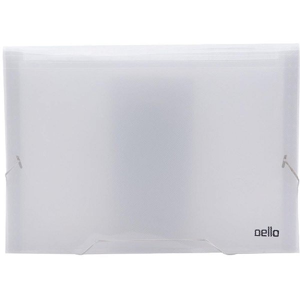 Pasta sanfonada plastica a4 31 divisorias cristal pp li - dello (unidade)