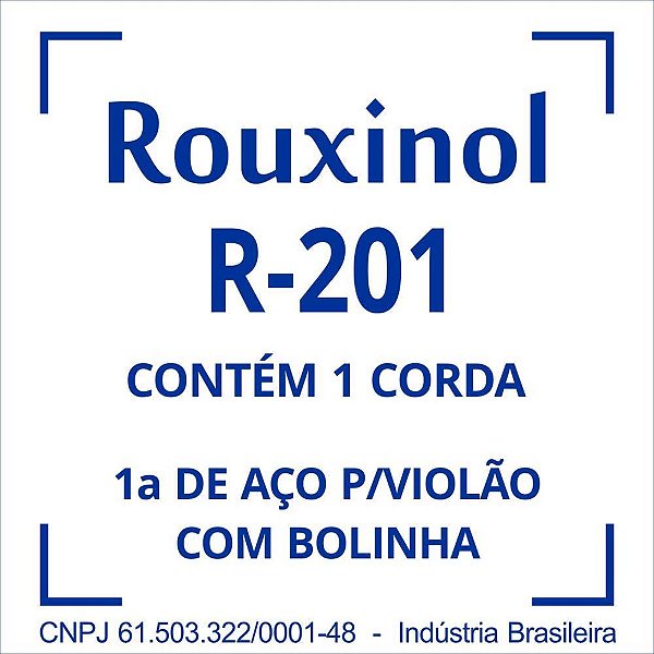 Encordoamento aco inoxidavel 1mi (r20) c/bol - rouxinol (pct.c/24)