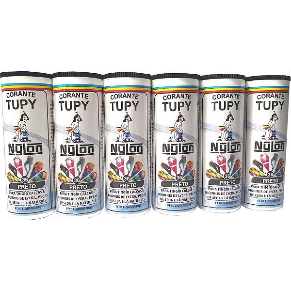 Corante em po preto tupy nylon - corantes tupy (pct.c/06)