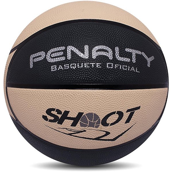 Bola de basquete shoot preta/bege - penalty (unidade)